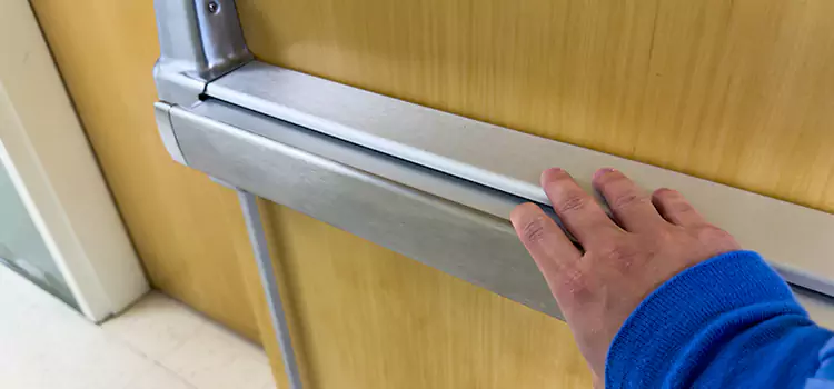 Installing a Push Bar on a Door Irving